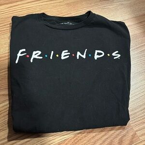 Friends TV show black short sleeve large T-Shirtrt